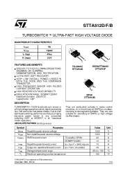 Datasheet STTA512B manufacturer STMicroelectronics